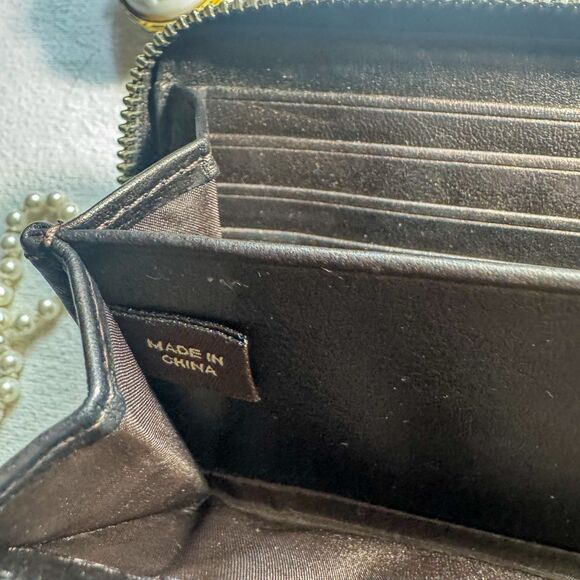 Y2K Coach Horse & Carriage Logo Wallet - Brown Signature C Monogram - Picture 8 of 11